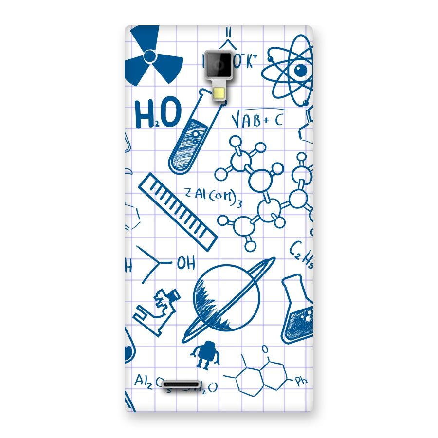 Science Notebook Back Case for Micromax Canvas Xpress A99