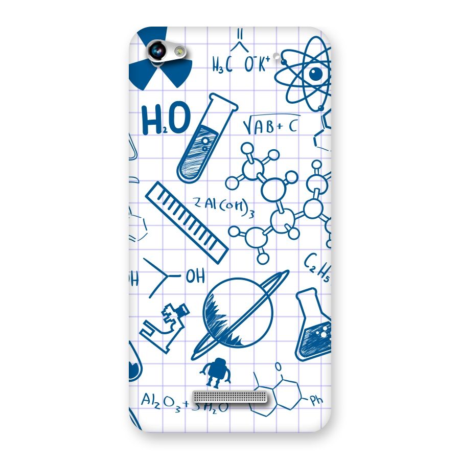 Science Notebook Back Case for Micromax Hue 2