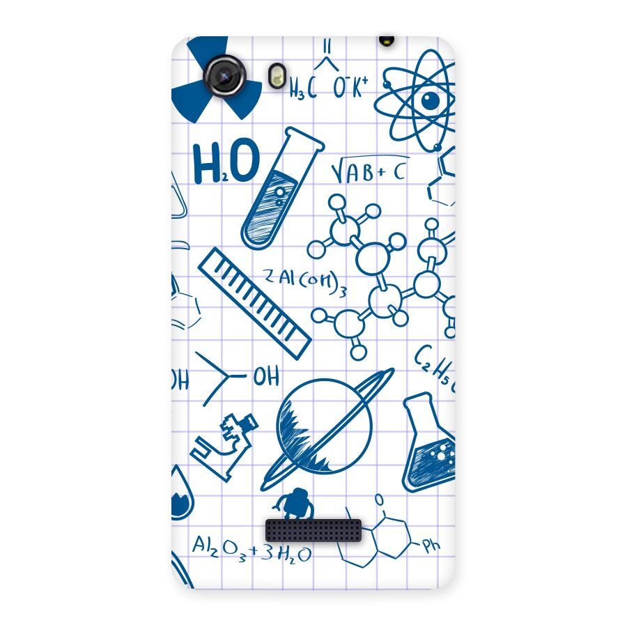 Science Notebook Back Case for Micromax Unite 3