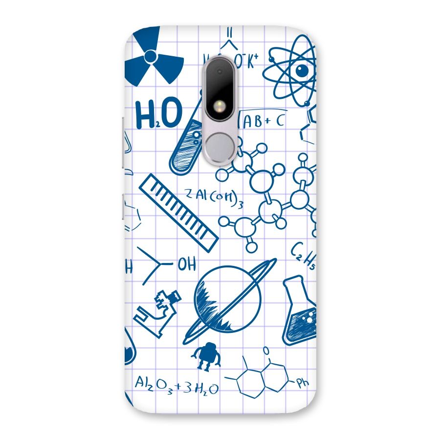 Science Notebook Back Case for Moto M