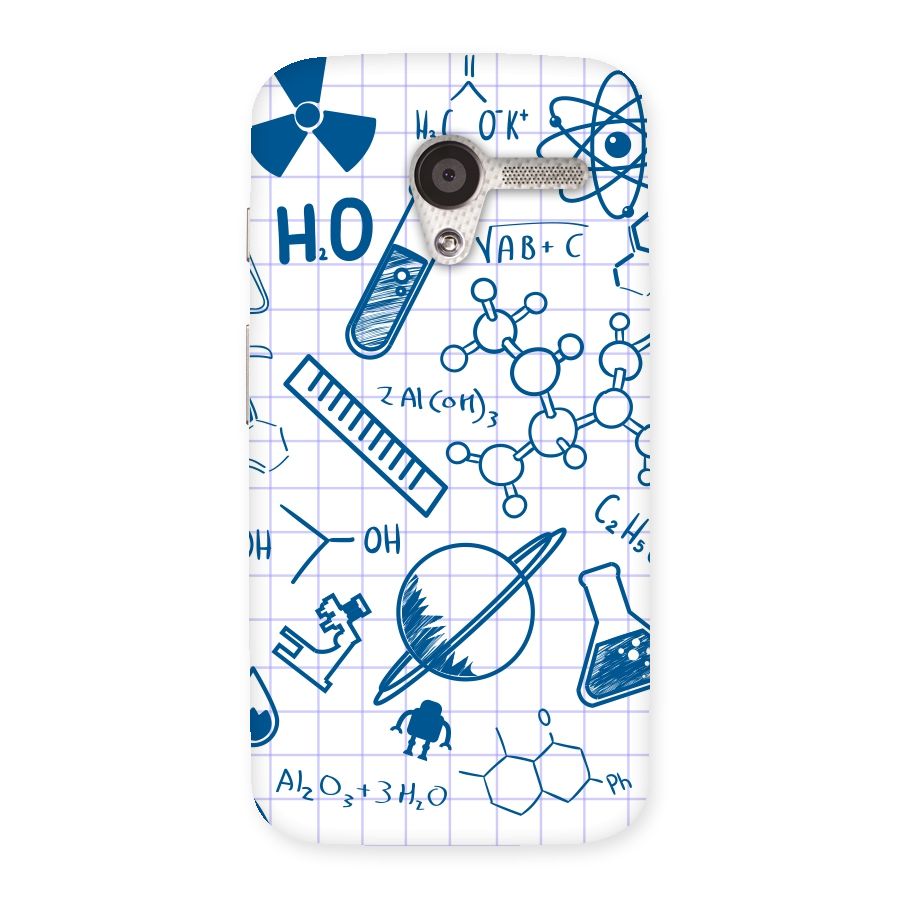 Science Notebook Back Case for Moto X