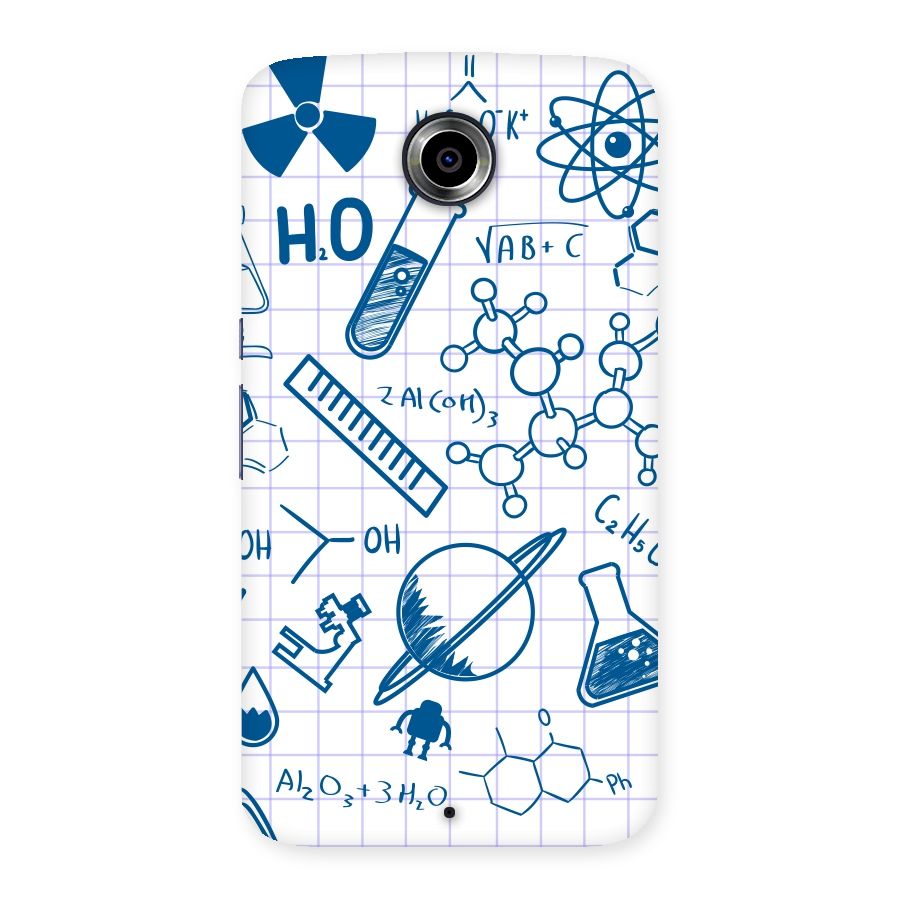 Science Notebook Back Case for Nexsus 6