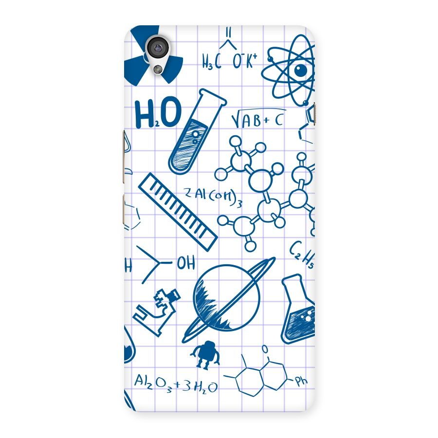 Science Notebook Back Case for OnePlus X