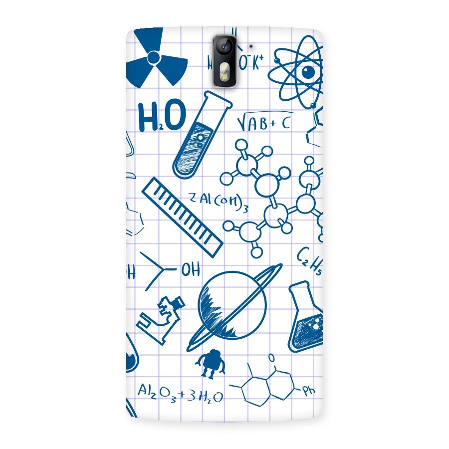Science Notebook Back Case for One Plus One