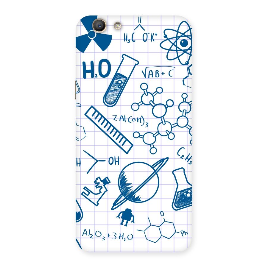 Science Notebook Back Case for Oppo F1s