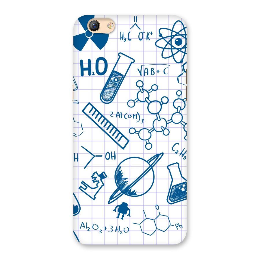 Science Notebook Back Case for Oppo F3 Plus