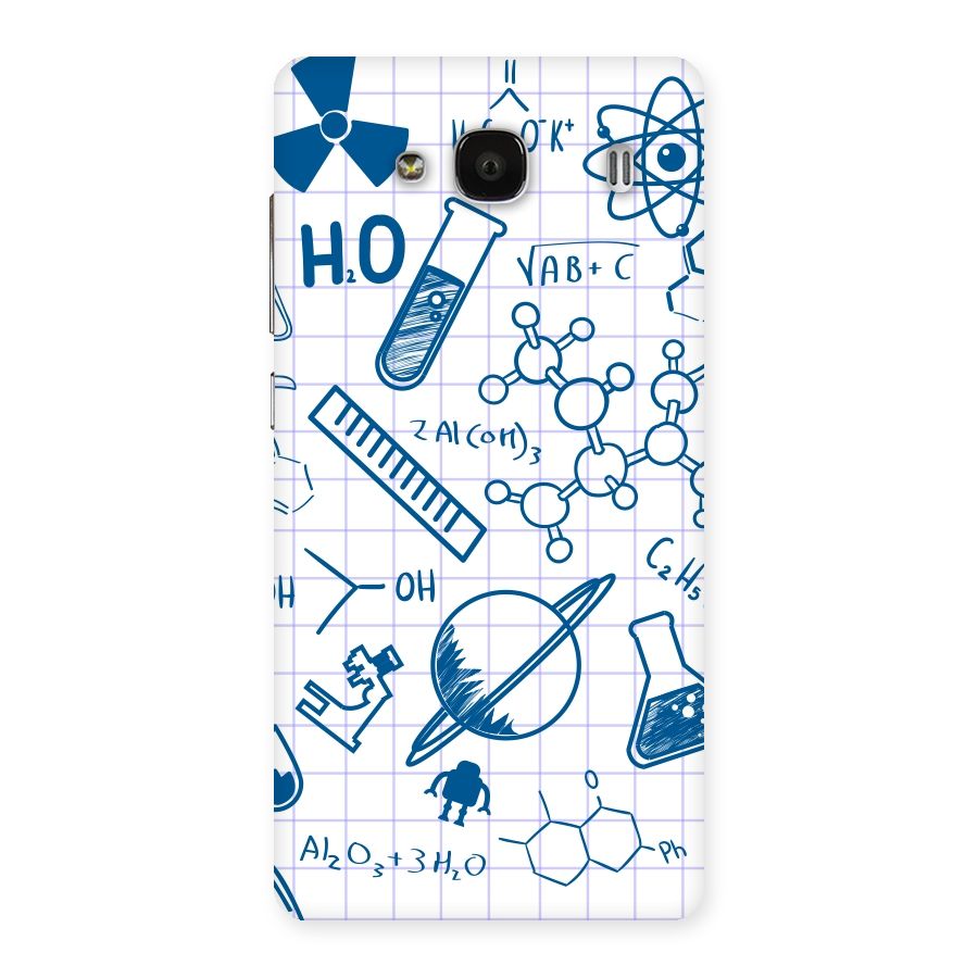 Science Notebook Back Case for Redmi 2 Prime