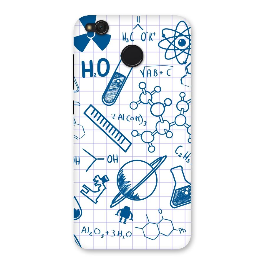 Science Notebook Back Case for Redmi 4