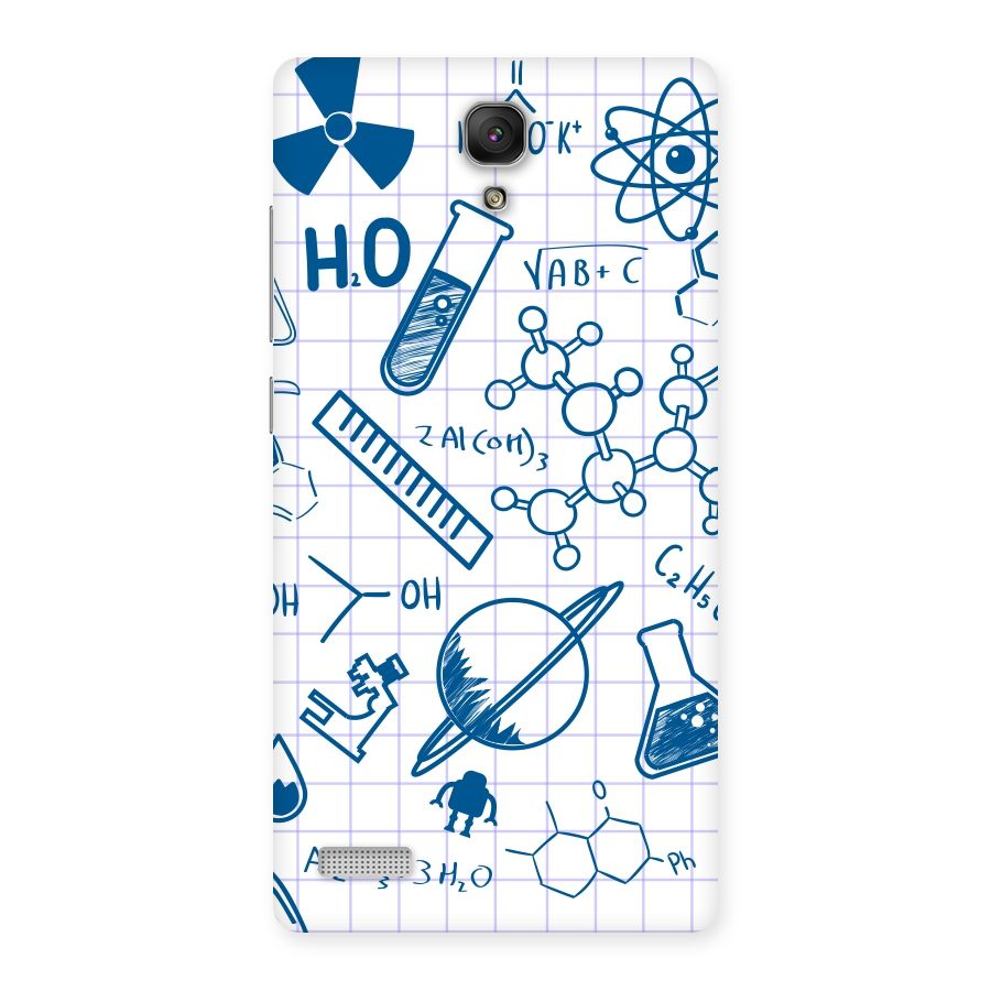 Science Notebook Back Case for Redmi Note