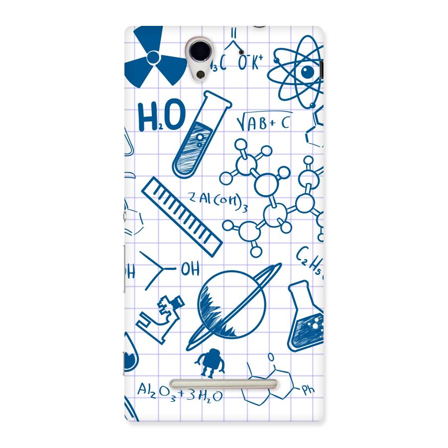 Science Notebook Back Case for Sony Xperia C3