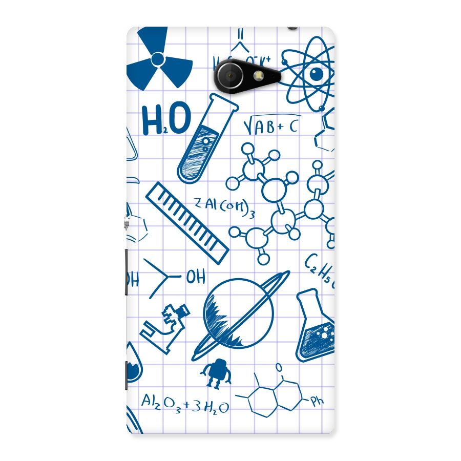 Science Notebook Back Case for Sony Xperia M2