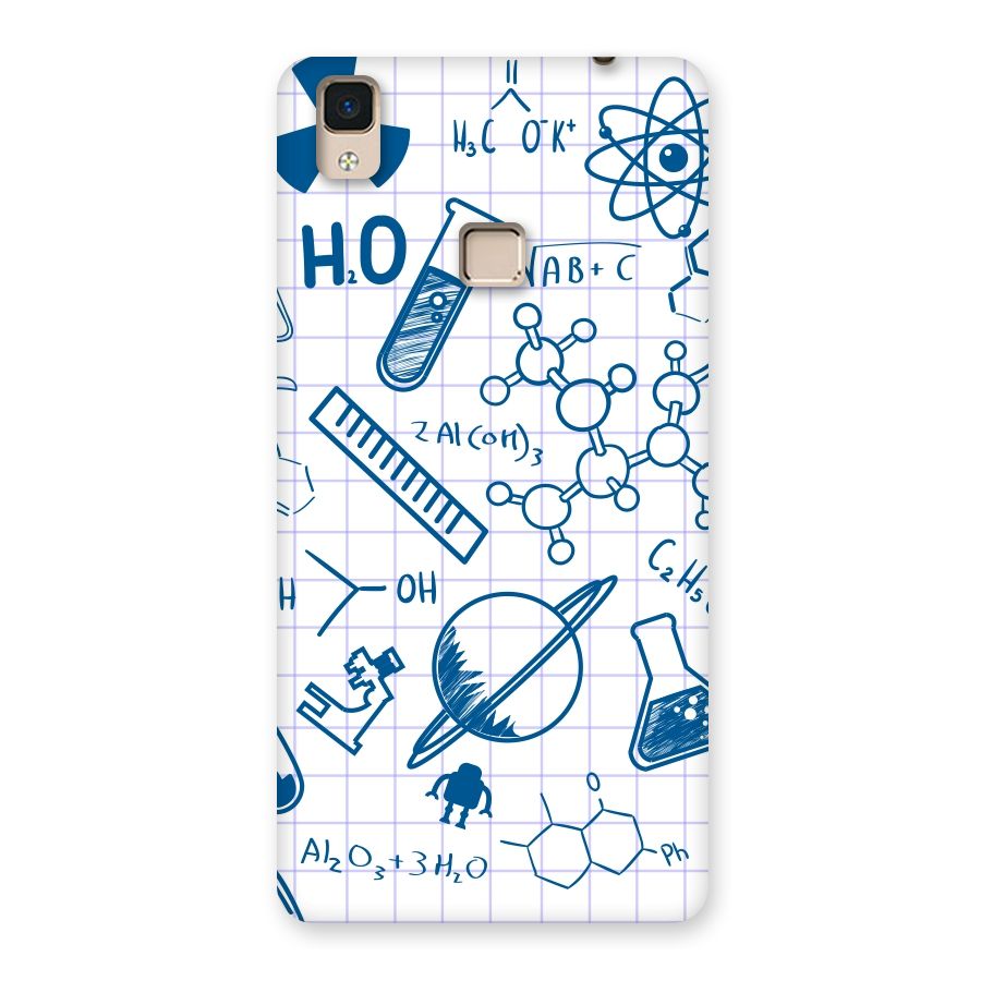 Science Notebook Back Case for V3 Max