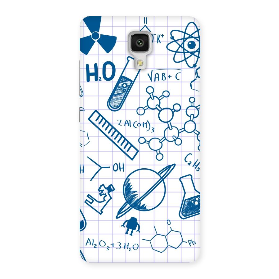 Science Notebook Back Case for Xiaomi Mi 4