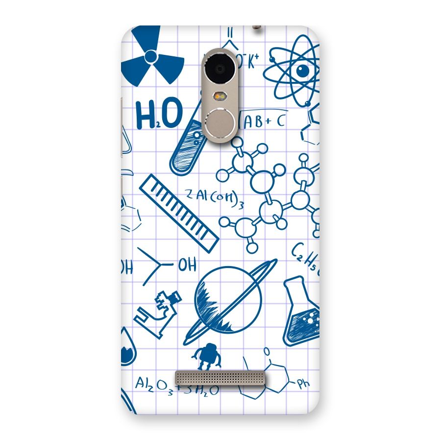 Science Notebook Back Case for Xiaomi Redmi Note 3