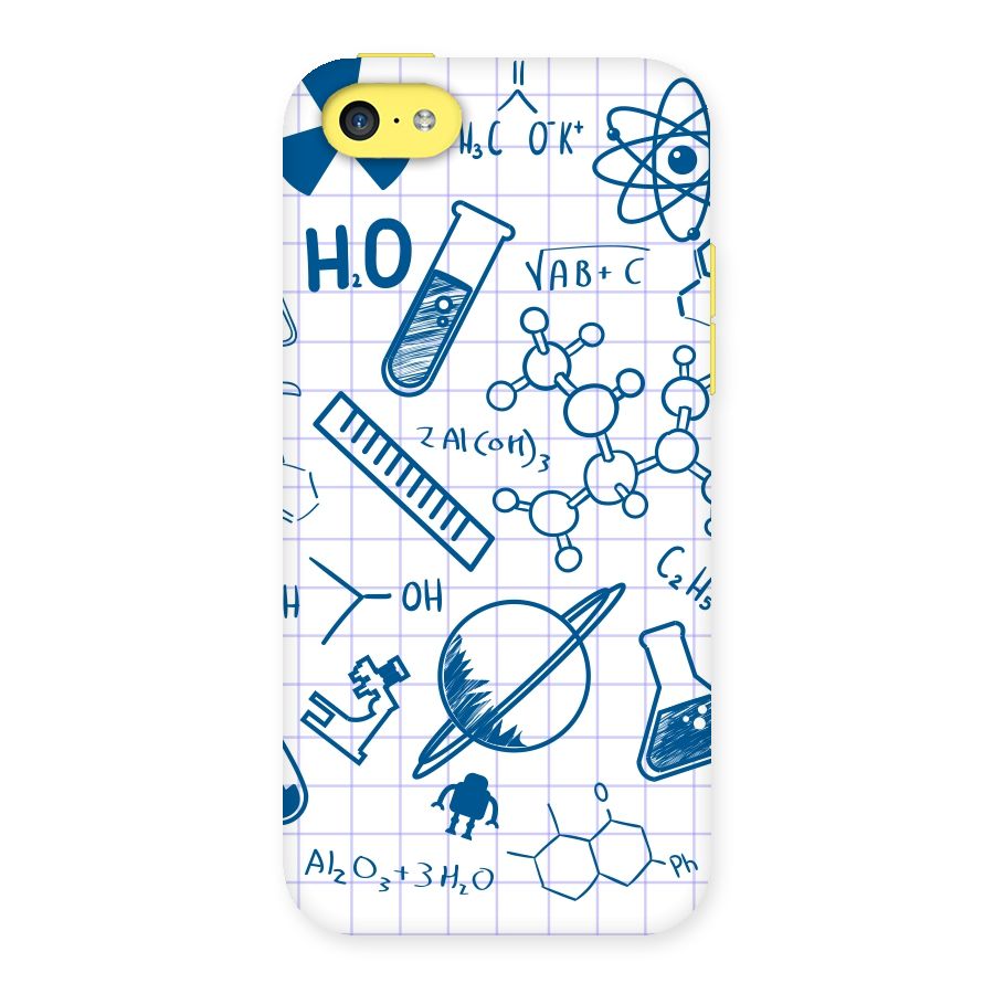 Science Notebook Back Case for iPhone 5C