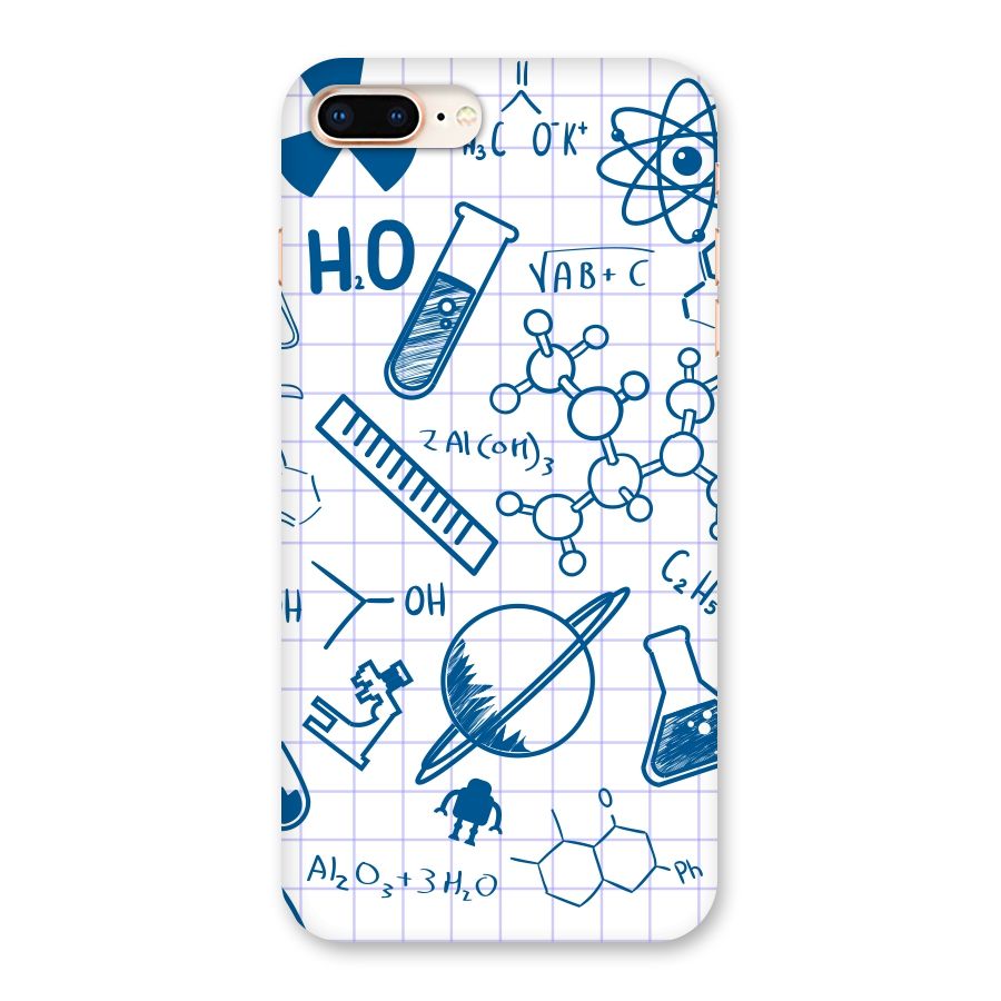 Science Notebook Back Case for iPhone 8 Plus