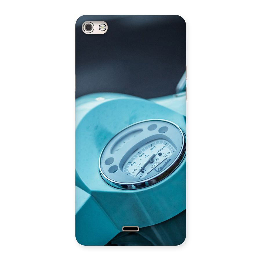 Scooter Meter Back Case for Micromax Canvas Silver 5