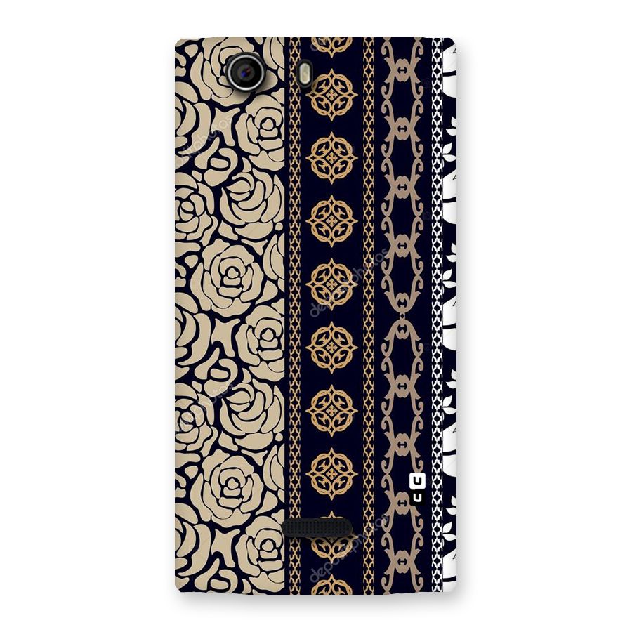 Seamless Pattern Back Case for Canvas Nitro 2 E311