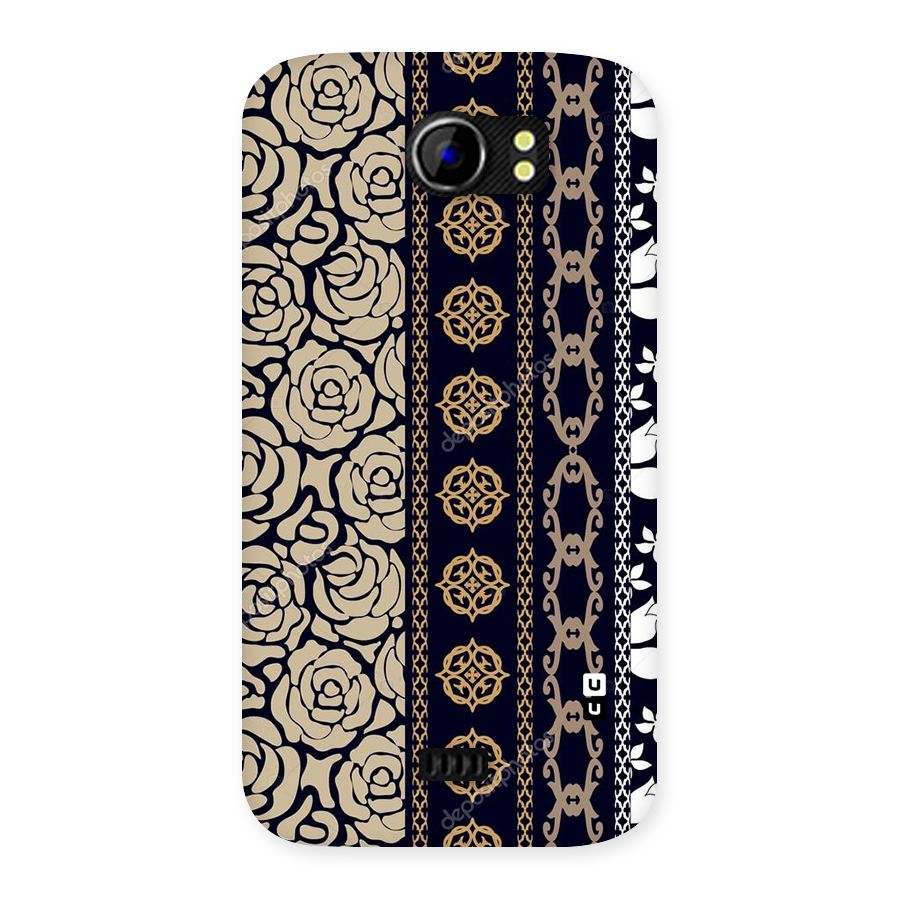 Seamless Pattern Back Case for Micromax Canvas 2 A110