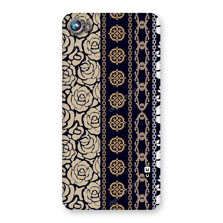 Seamless Pattern Back Case for Micromax Canvas Fire 4 A107