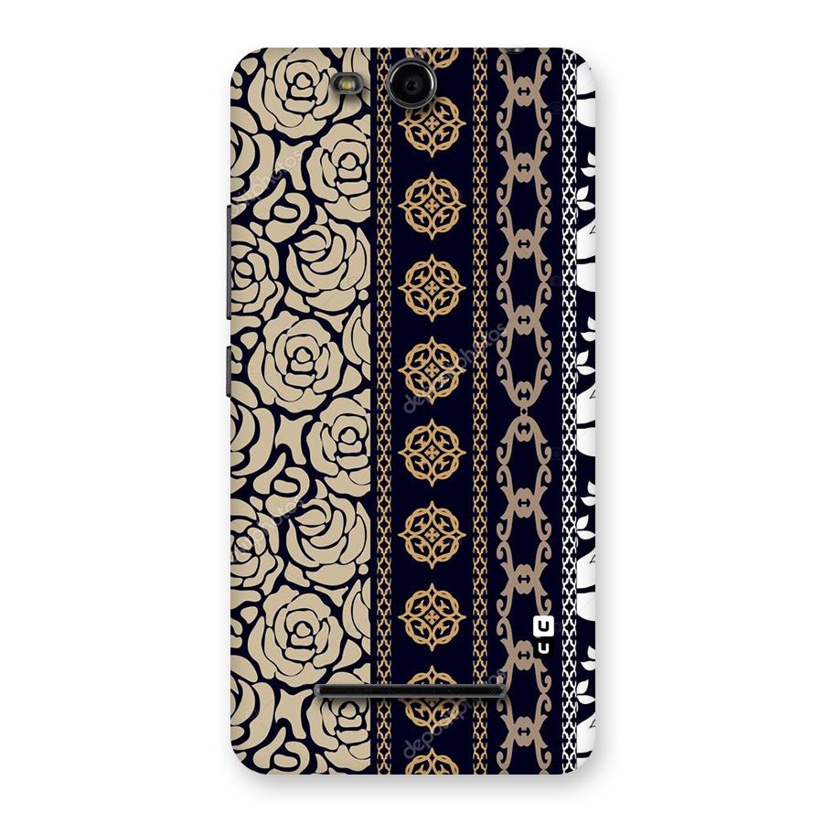 Seamless Pattern Back Case for Micromax Canvas Juice 3 Q392