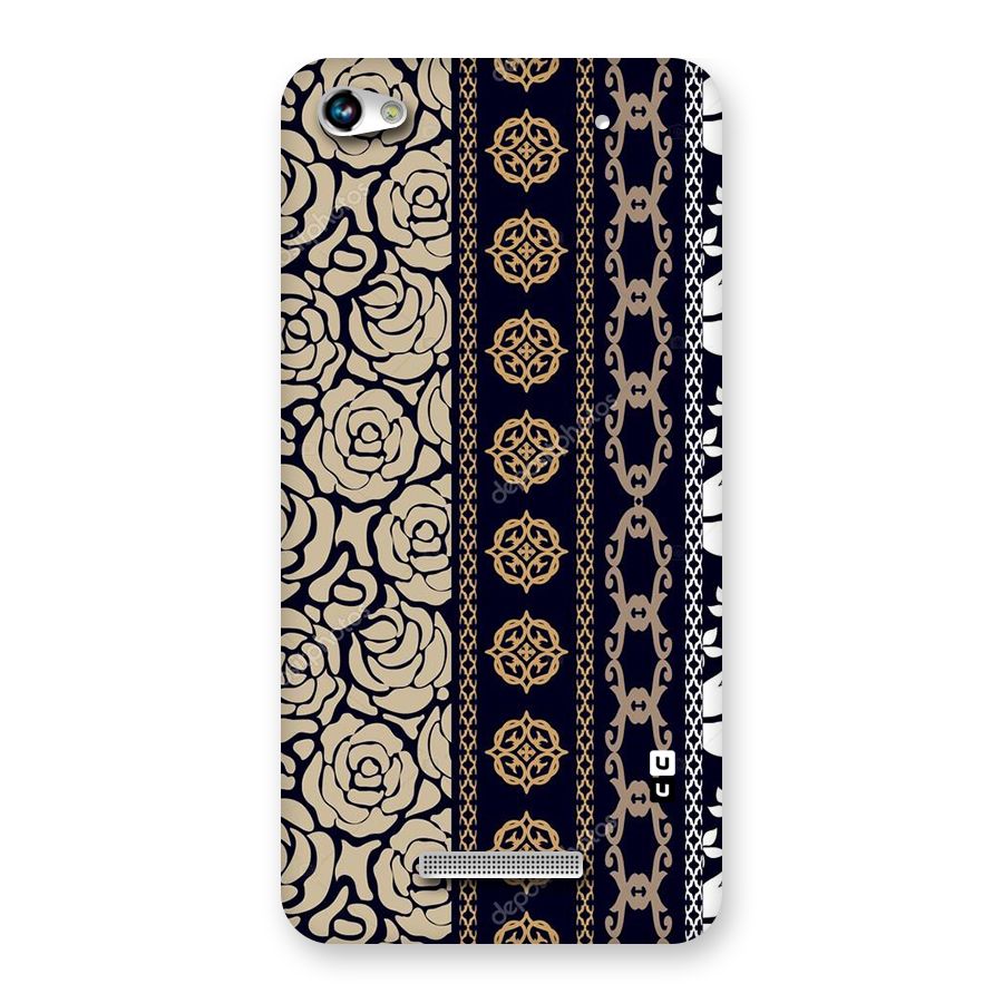 Seamless Pattern Back Case for Micromax Hue 2
