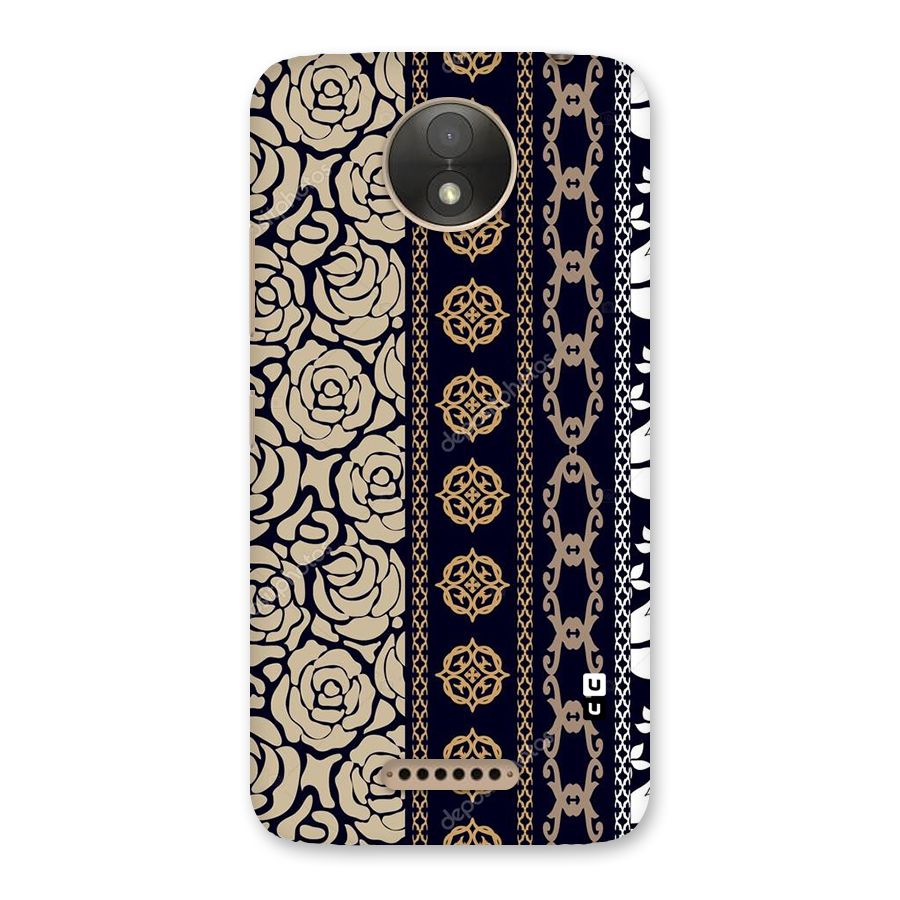 Seamless Pattern Back Case for Moto C Plus