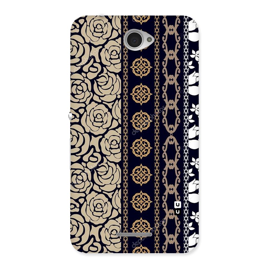 Seamless Pattern Back Case for Sony Xperia E4