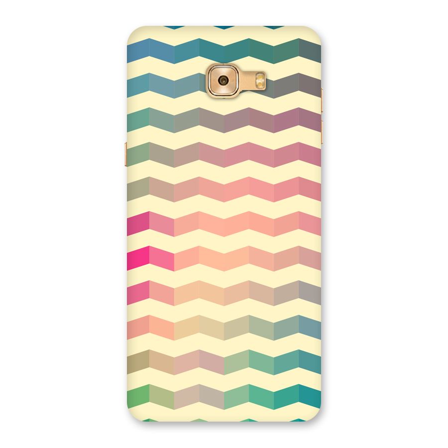 Seamless ZigZag Design Back Case for Galaxy C9 Pro
