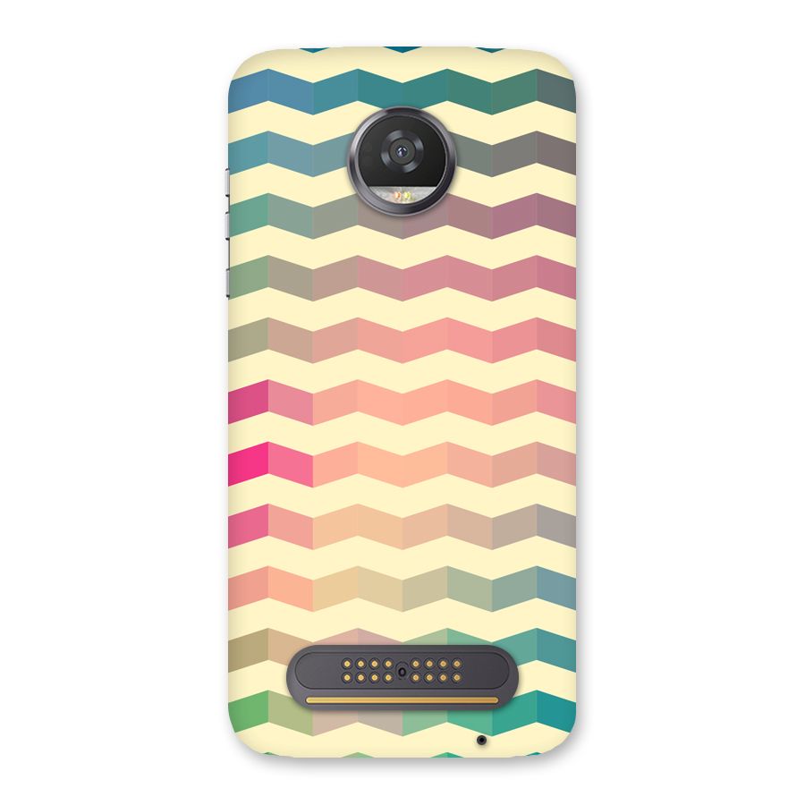 Seamless ZigZag Design Back Case for Moto Z2 Play