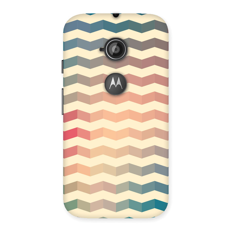 Seamless ZigZag Design Back Case Back Case for Moto E 2nd Gen