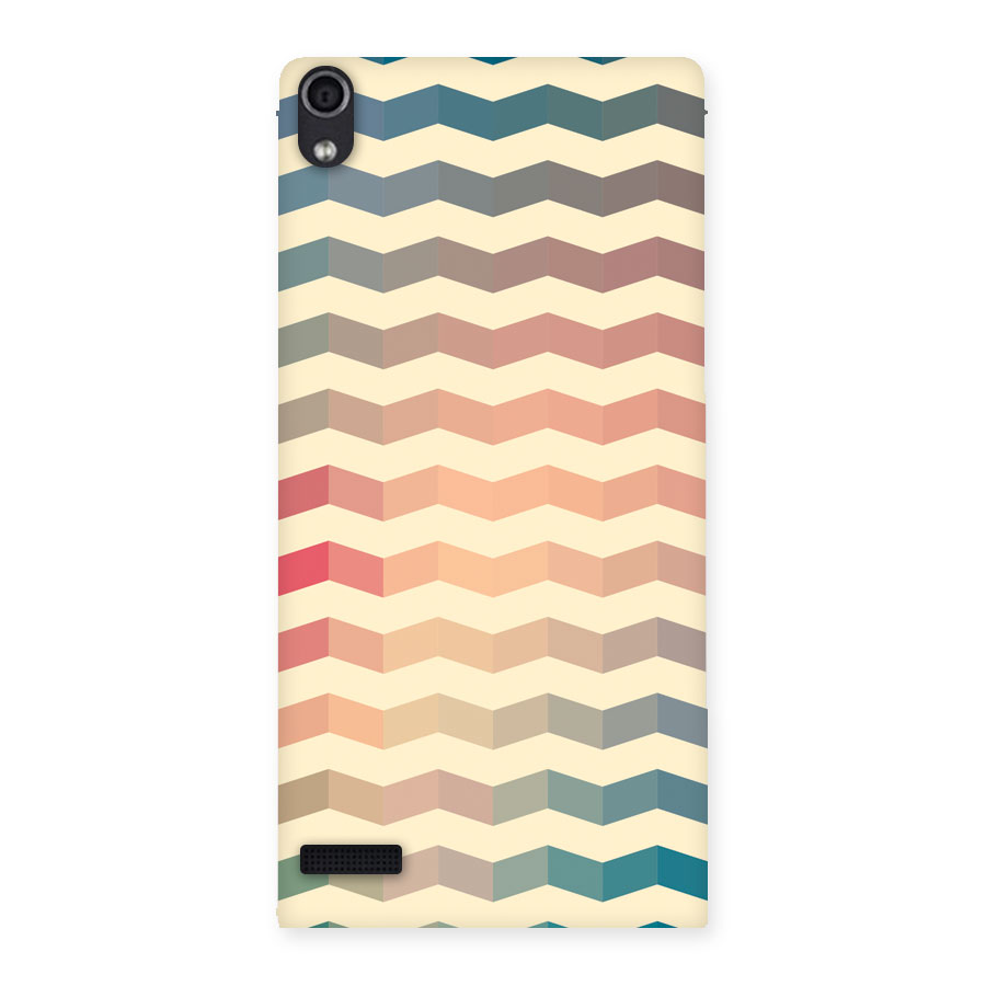 Seamless ZigZag Design Back Case for Ascend P6