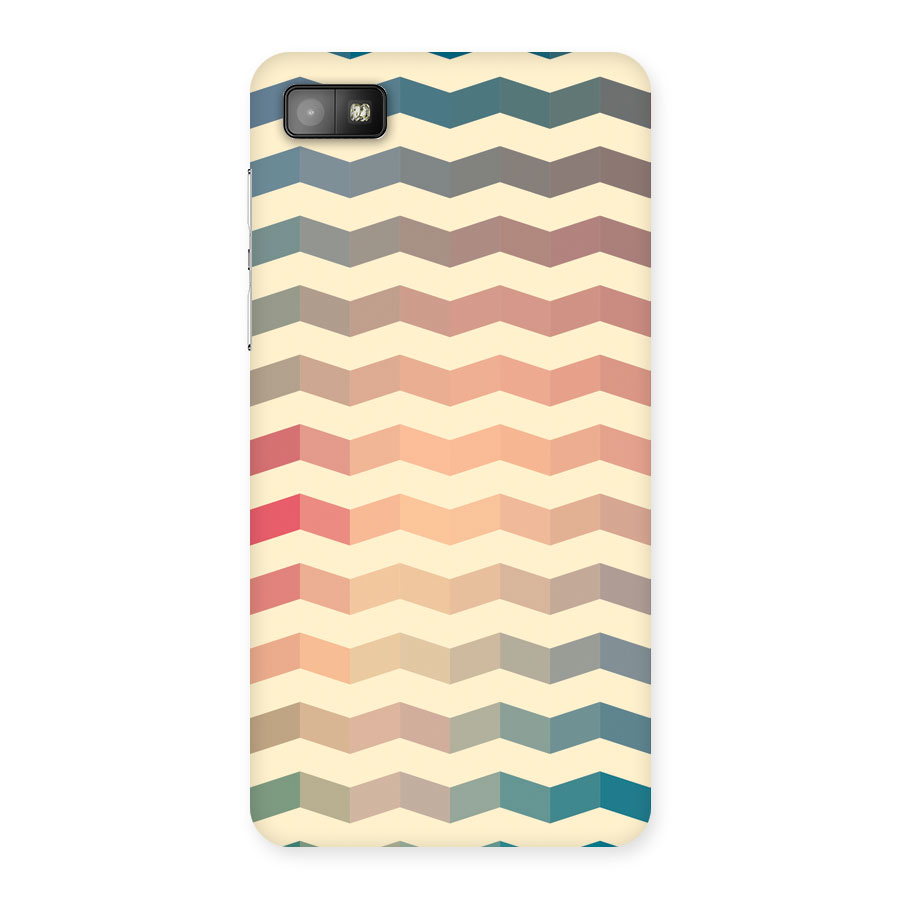 Seamless ZigZag Design Back Case for Blackberry Z10