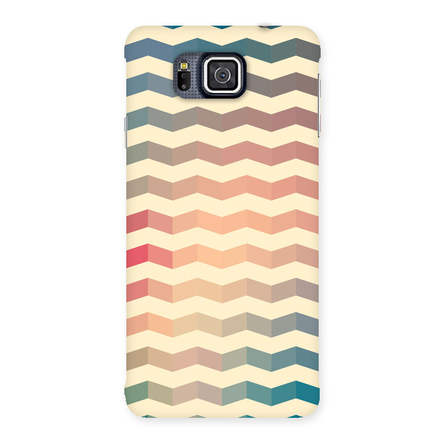 Seamless ZigZag Design Back Case for Galaxy Alpha