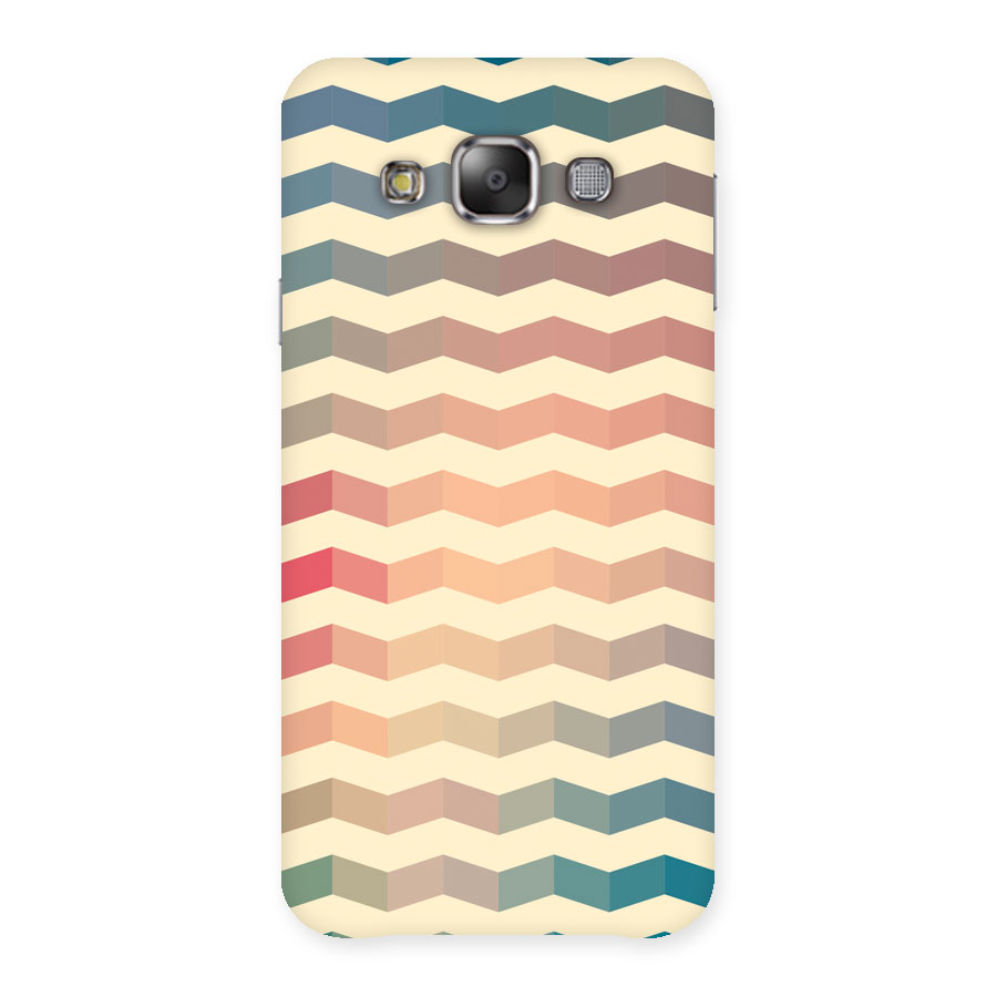 Seamless ZigZag Design Back Case for Galaxy E7