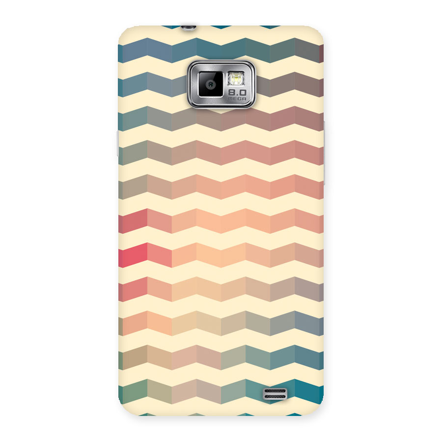 Seamless ZigZag Design Back Case for Galaxy S2