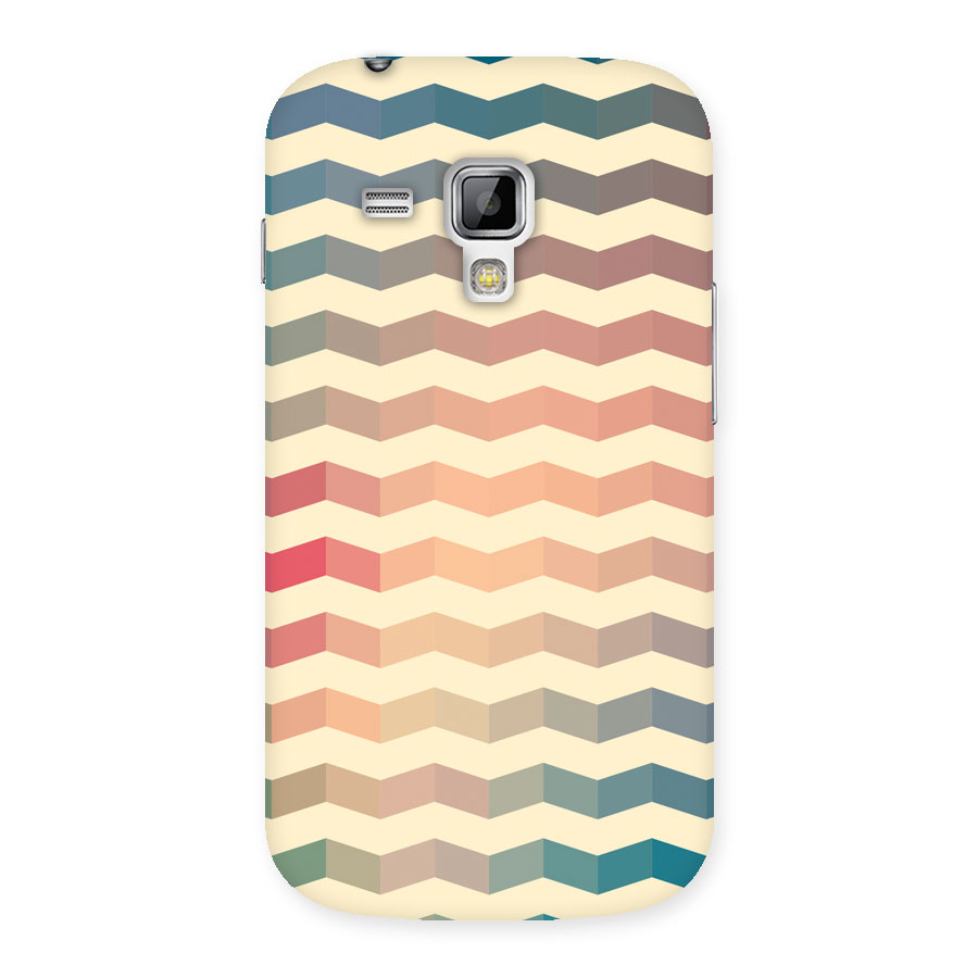 Seamless ZigZag Design Back Case for Galaxy S Duos