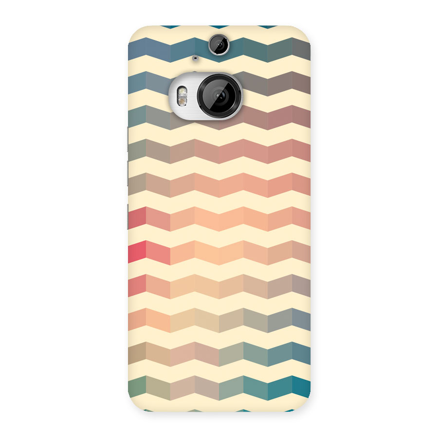 Seamless ZigZag Design Back Case for HTC One M9 Plus