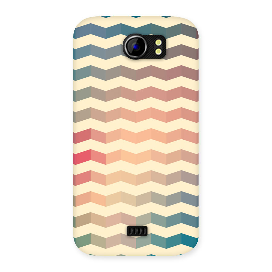 Seamless ZigZag Design Back Case for Micromax Canvas 2 A110