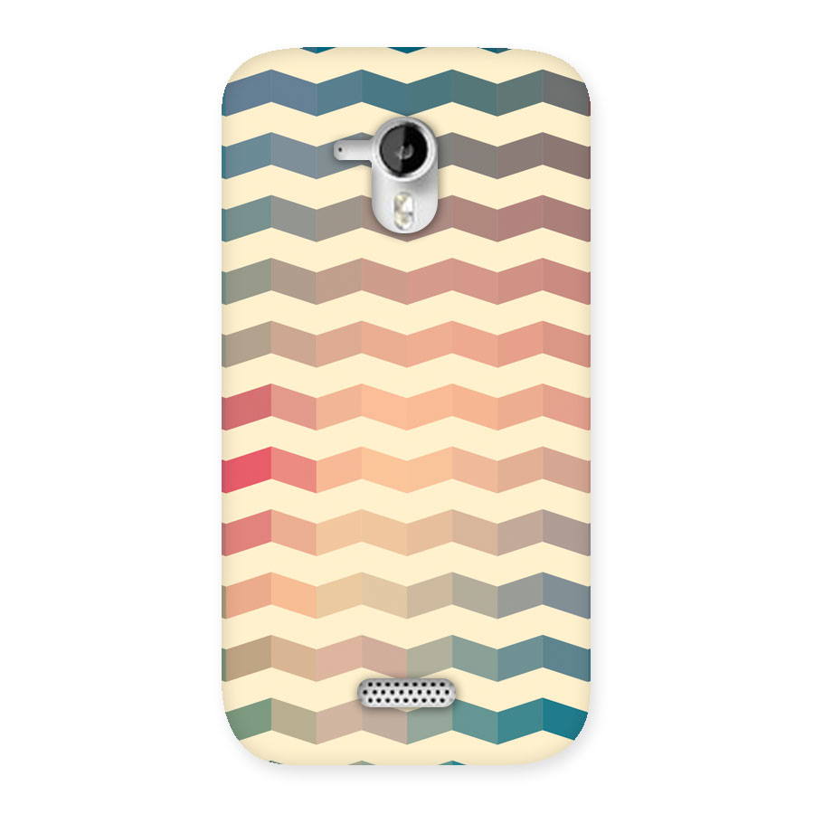 Seamless ZigZag Design Back Case for Micromax Canvas HD A116