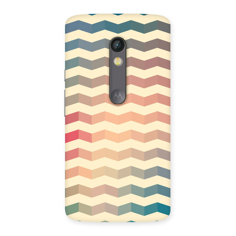Seamless ZigZag Design Back Case for Moto X Play