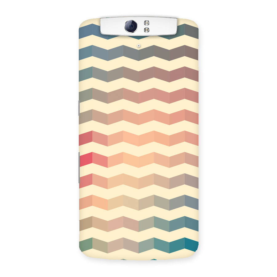 Seamless ZigZag Design Back Case for Oppo N1