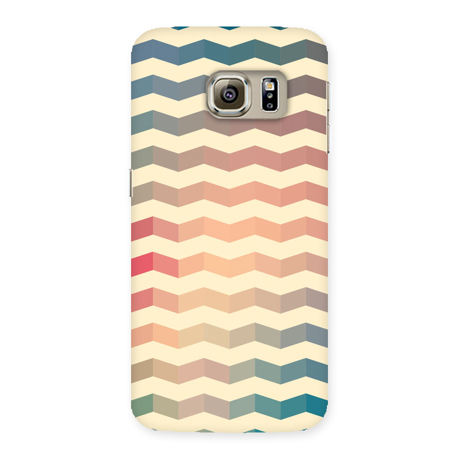 Seamless ZigZag Design Back Case for Samsung Galaxy S6 Edge