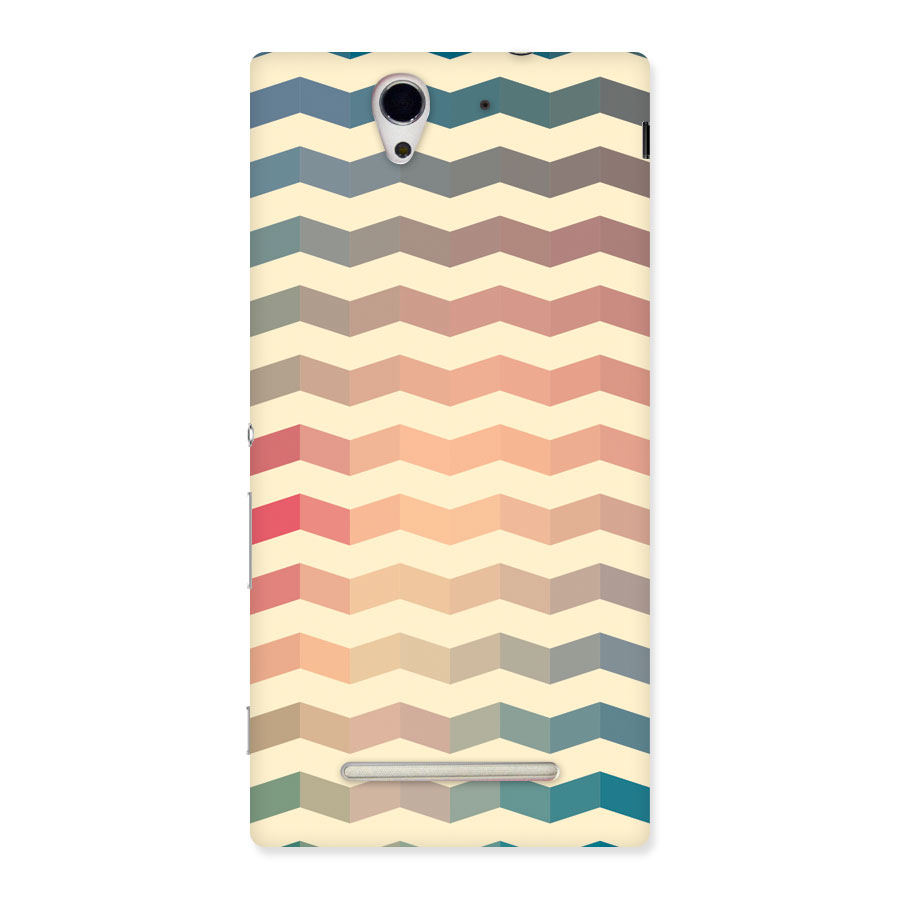 Seamless ZigZag Design Back Case for Sony Xperia C3