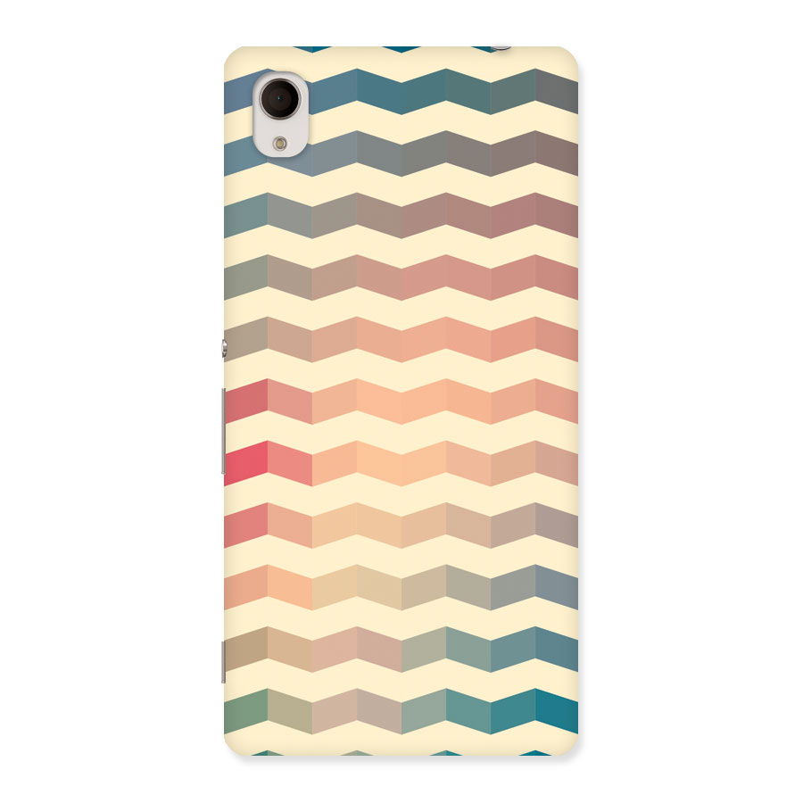 Seamless ZigZag Design Back Case for Sony Xperia M4