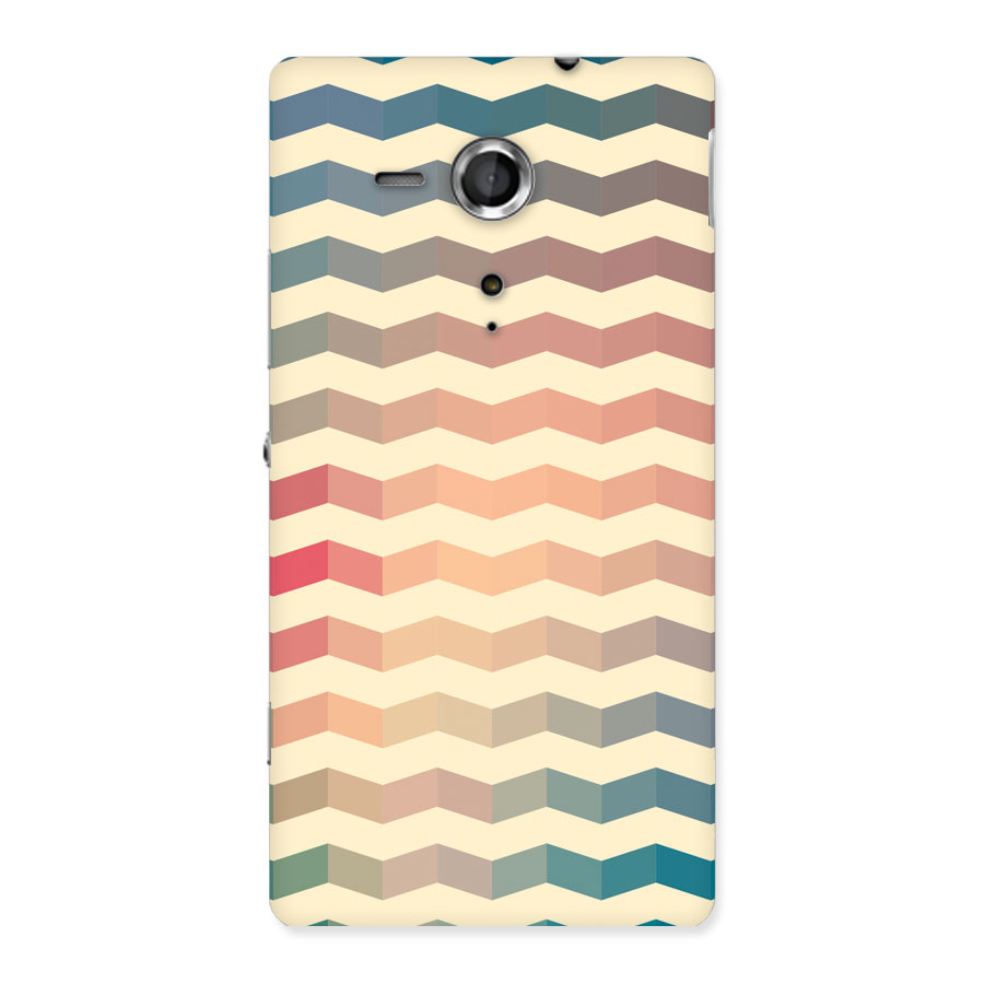 Seamless ZigZag Design Back Case for Sony Xperia SP