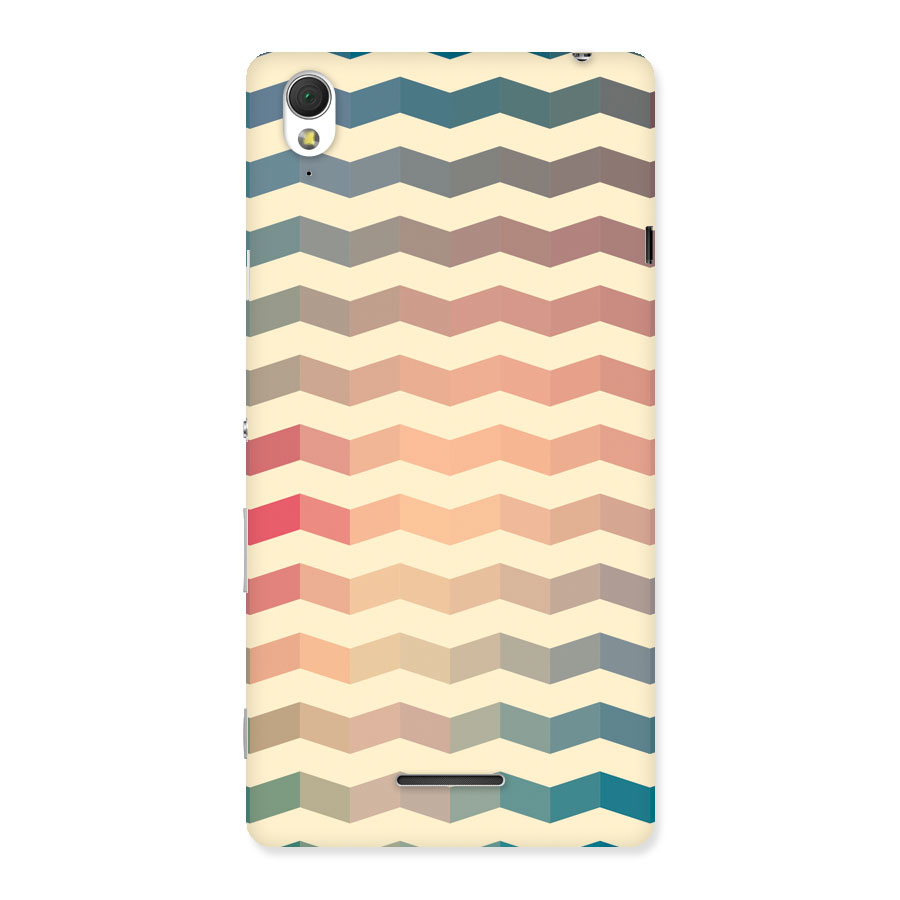 Seamless ZigZag Design Back Case for Sony Xperia T3