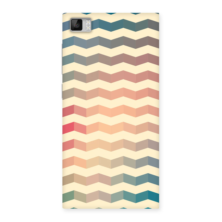 Seamless ZigZag Design Back Case for Xiaomi Mi3