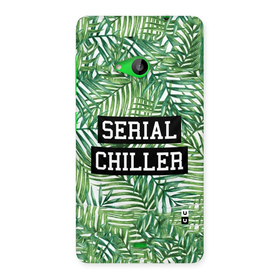 Serial Chiller Back Case for Lumia 535