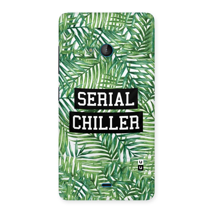 Serial Chiller Back Case for Lumia 540